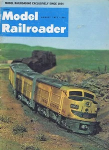 Model Railroader Magazine Vol.38 No. 8 August 1971 Model Railroading - Picture 1 of 1