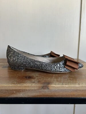 Boden Audrey блестящий бант вкратце носок плоскостях вечеринки туфли женский размер 37 США 6 - Изображение 1 из 4