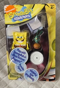 Spongebob Squarepants with Plankton Nickelodeon Poseable Figure 2009 Jakks - Picture 1 of 3