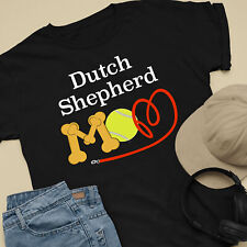 Dutch Shepherd Dog Mom and Dad Comfy Cute Dog Lover T-Shirt