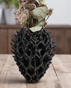 Moderne Designvase - Vase Igel - Stilvolle Deko für Trockenblumen - Bild 1 von 2