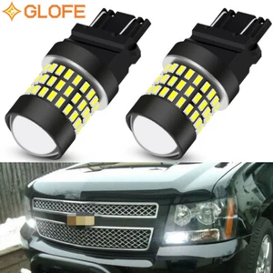 3157 White LED Daytime Running Light DRL Bulbs For GMC Sierra 1500 2500 HD 2Pack - Foto 1 di 12