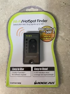 Buscador WiFi IOGEAR Buscador de puntos calientes GWF001WM Totalmente Nuevo en Embalaje Sellado - Imagen 1 de 2