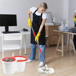 JOYIN-Spin Mop And Bucket With Wringer Set, 360° Mop And Bucket System With 3 Mi - Picture 1 of 47