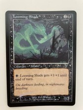MTG FOIL 7TH EDITION SERPENT WARRIOR NM MAGIC THE GATHERING BLACK CREATURE CARD