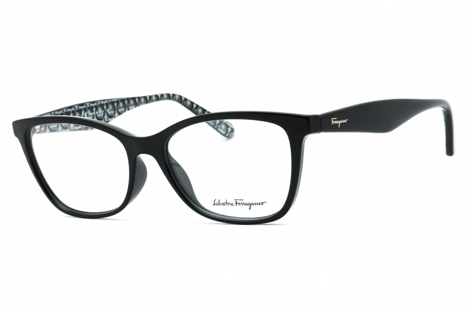 Salvatore Ferragamo Sf2866 Eyeglasses Black Rectangle 54mm & Authentic