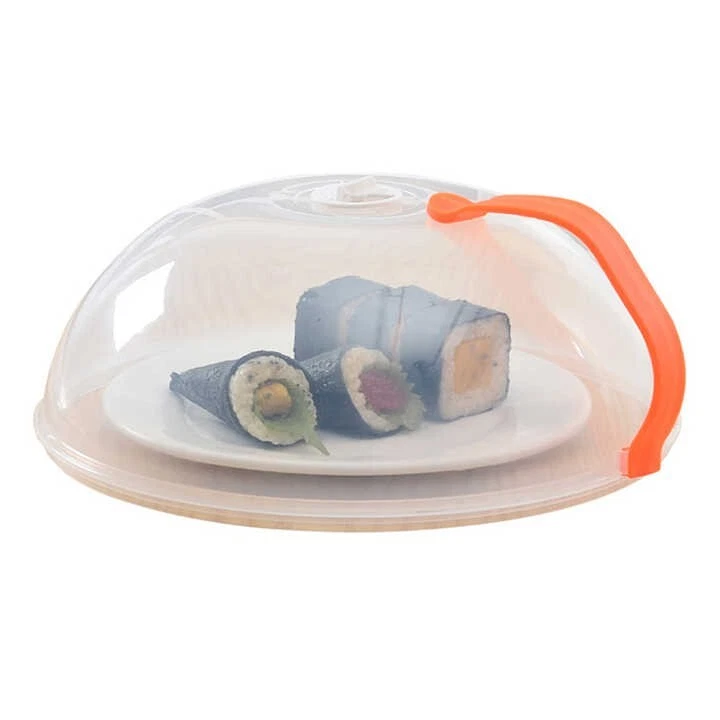 High Temperature Resistance Food Plate Cover Clear Microwave Splatter Cooker Lid - Image 1 of 4