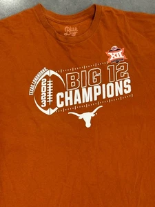 Texas Longhorns Shirt XL 2023 Big 12 Champions NCAA Football Burnt Orange - Picture 1 of 3