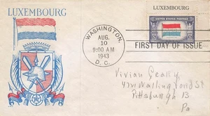 912 5c LUXEMBURG - Clifford Gütesiegel - NAME Single - Bild 1 von 1