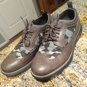 Cole Haan Men's ØriginalGrand Longwing Neoprene Oxford Grey Camo C36523 Sz 10.5M - Picture 1 of 12