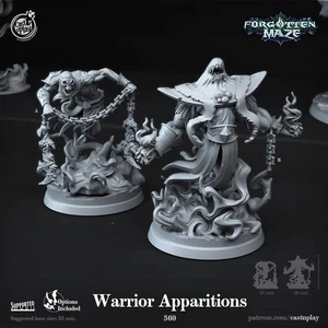 Apparition miniature - DnD miniatures - Role Playing Game - Tabletop Miniature  - Picture 1 of 2