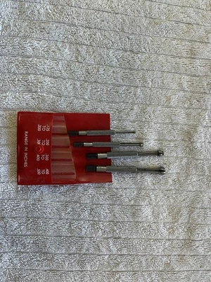 Starrett No. Medidores de orificios pequeños S829E - Juego de cuatro - .125" a .500" - Hecho en EE. UU. Foto 1 de 2