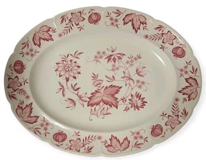 Johnson Brothers Windsor Ware MALVERN Red 16" Platter - Picture 1 of 4