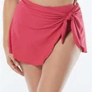 Contour by Coco Reef Swim Bottom with Attached Sarong Dragon Fruit Size XL NWT - Picture 1 of 12