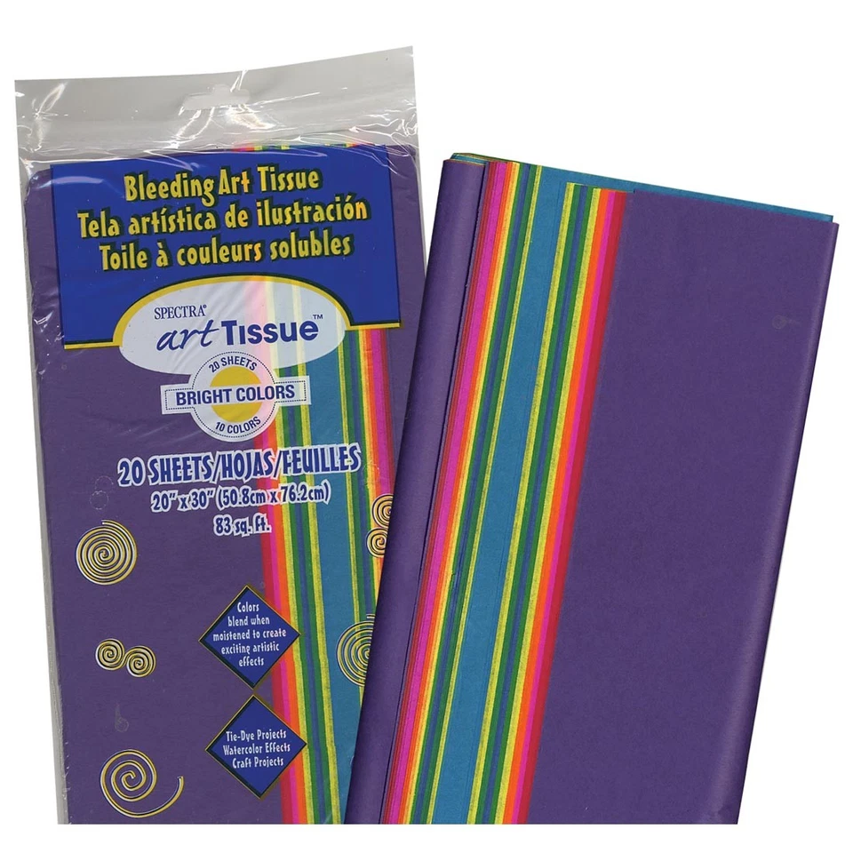 Surtido de tejidos artísticos Spectra Bleeding colores brillantes Foto 1 de 1