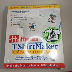Hanes T-Shirt Maker avec pack d'extension PC CD créer des chemises personnalisées outil de créativité - Photo 1/5