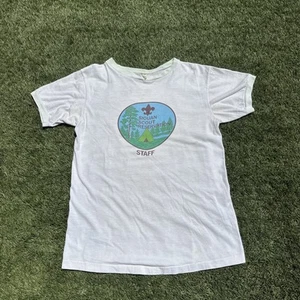 Vintage 1950s/1960s Siouan Scout Reservation Boy Scouts Single-Stitch T-Shirt - Picture 1 of 11
