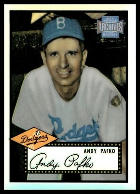 2001 TOPPS ARCHIVES ANDY PAFKO - Image 1 of 2