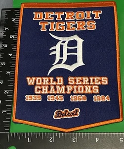 Detroit Tigers  🐯RARE Championships Banner ⚾️ Iron on Patch. Unbranded / New - Picture 1 of 2