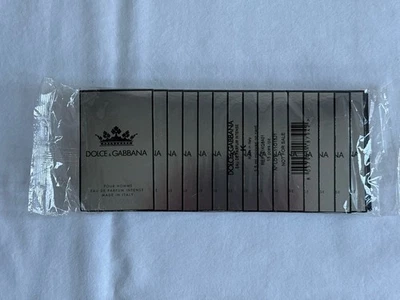 LOTE de 15x Dolce & Gabbana POUR HOMME Hombre Colonia Muestra Spray Vial 1.5ml 0.05o Foto 1 de 4