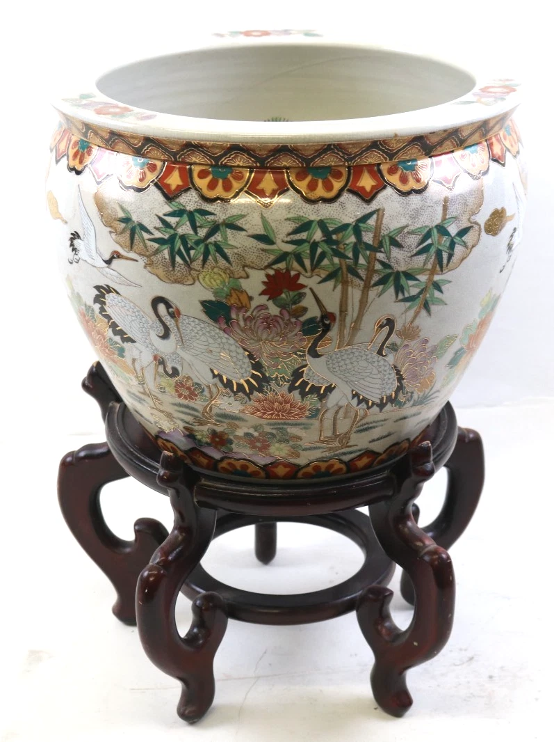 中国花盆古董陶瓷花盆| eBay