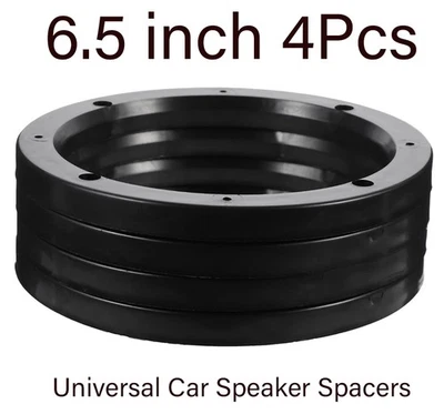 4*Universal Plastic Car Stereo Speaker Spacer Adaptor Ring Mounting Bracket 6.5” - Image 1 of 4