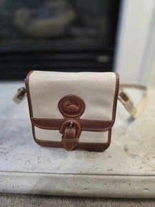 Bandolera vintage Dooney and Bourke blanca mediana Surrey - Imagen 1 de 16