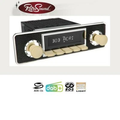 RETROSOUND RSD-IVORY-1DAB Ivory Autoradio für Oldtimer und US-Cars Oldsmobil - Bild 1 von 4