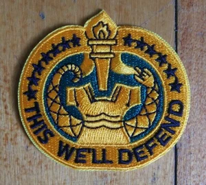 Army Drill Sergeant UNIFORM PATCH THIS WE'LL DEFEND Military Patch - Picture 1 of 6