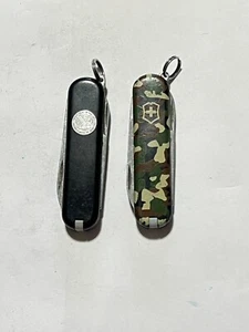 Lot of 2 Victorinox 58MM Classic Swiss Army knives - Camo - Department of Army - Picture 1 of 13