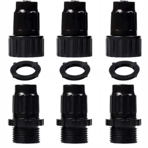 3 Pair Expandable Garden Hose Repair Kit Plastic Water Hose Expanding Female - Picture 1 of 7