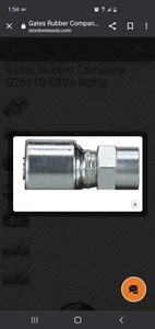 Gates Rubber Company G25110-0806 8g6fp - Picture 1 of 9