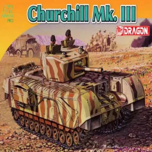 DRAGON 7396 1/72 Scale SBritish Churchill Mk.III Model Kit - Picture 1 of 6