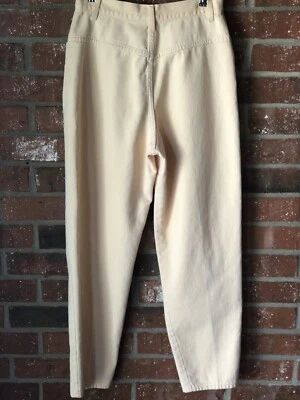 Pantalones de mezclilla amarillos para mujer Y2K Jean Nate de colección talla 8 espalda a pelo EE. UU. cintura alta Foto 1 de 4