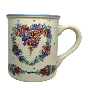 Kay Dee Designs Ceramic Mug Floral Heart Made in Korea - Picture 1 of 8