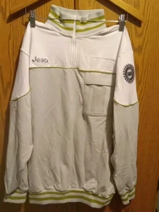 Jeep UAW Union Auto 1/4 Zip Pullover Men’s M-02 Embroidered Patch Logo - New - Picture 1 of 5
