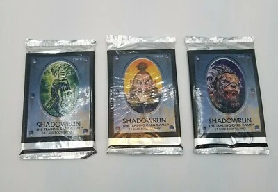 1 Shadowrun Sealed Booster Pack TCG CCG 1997 card game Vintage FASA NEW base set - Image 1 of 4