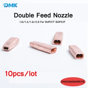 10 pz ugello alimentazione filo saldatura laser Qilin SUP doppia guida ugello SUP21/23T - Foto 1 di 6