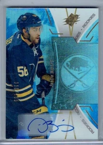 JUSTIN BAILEY 2016-17 UD SPx ROOKIE AUTO RC /165 Sabres #R-JB - Picture 1 of 2