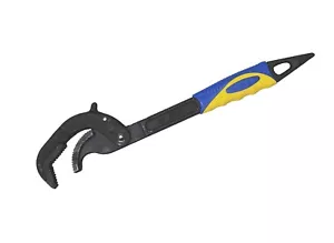 14"/350mm Podger 27-63mm Spring Quick Adjust Type Ratcheting Pipe Wrench Shifter - Bild 1 von 6