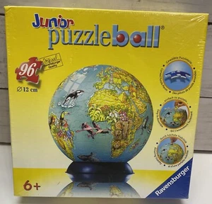 Ravensburger Junior Puzzleball Children’s Globe 96 Pieces 3D Puzzle New Sealed - Picture 1 of 13