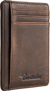 Slim Mens Wallet RFID Blocking Leather Genuine Minimalist Holder Credit Card - Picture 1 of 11