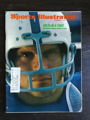 Sports Illustrated November 8, 1971 Norm Bulaich Baltimore Colts 1223 - Image 1 of 2