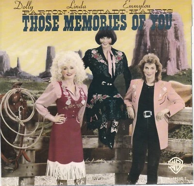 Those Memories Of You by Parton-Ronstadt-Harris (Promo 7" Vinyl, 1987, WB) EX/NM - Image 1 of 3
