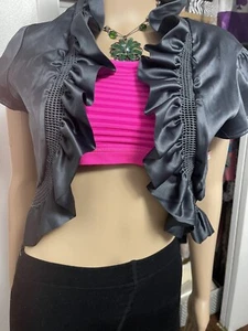 2 piece set womens clothing size L color purple and gray #6 - Photo 1/12