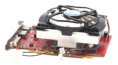 HP AMD FirePro V4900 1GB PCIe Graphics Card W/Heatsink P/N: 654594-001 Tested - Image 1 of 4