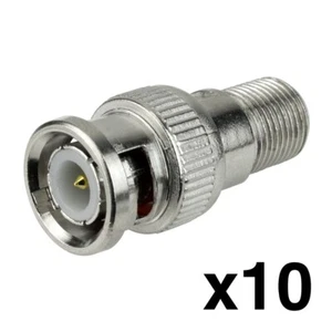 Adaptadores Construct Pro F hembra a BNC macho (paquete de 10) - Imagen 1 de 6
