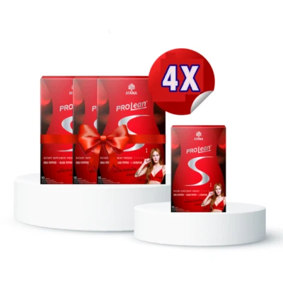 4X MANA Prolean S Weight Management Fat Burn Dietary Natural Supplement - Image 1 of 4