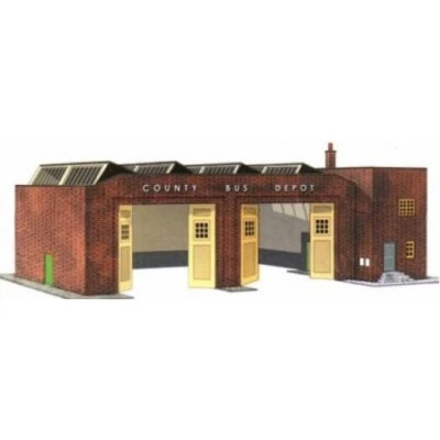 Superquick B34 OO Gauge "BUS DEPOT" Card Kit - Image 1 of 4
