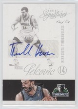2012-13 Panini Signatures Platinum 1/1 Nikola Pekovic #123 Auto 0c3